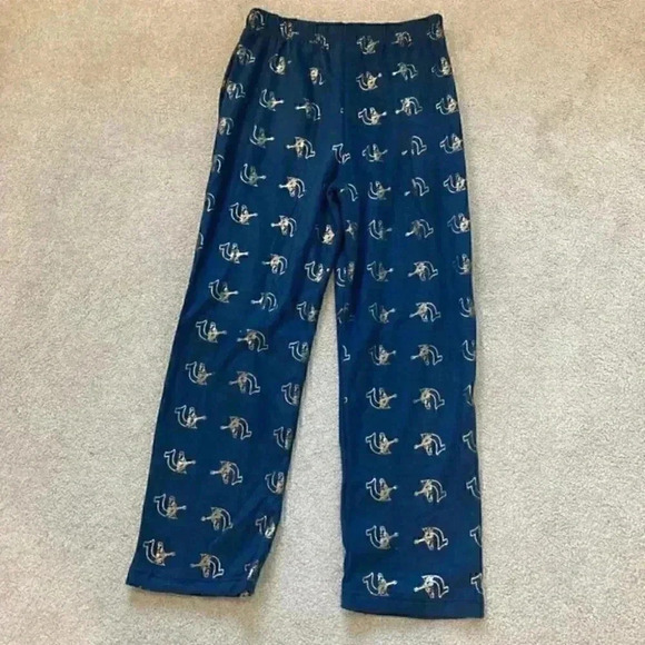 True religion blue loungewear pj pants in size medium - Picture 4 of 7